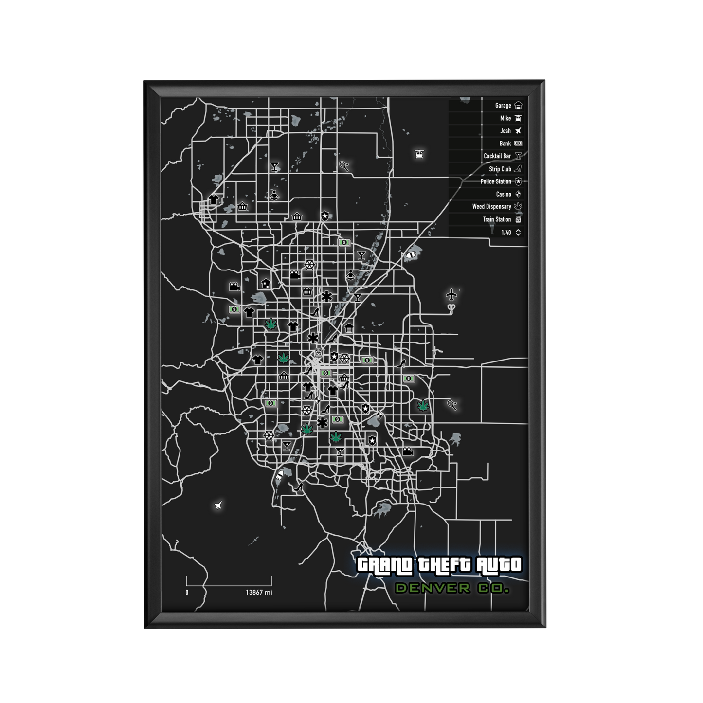 Denver Co. Map