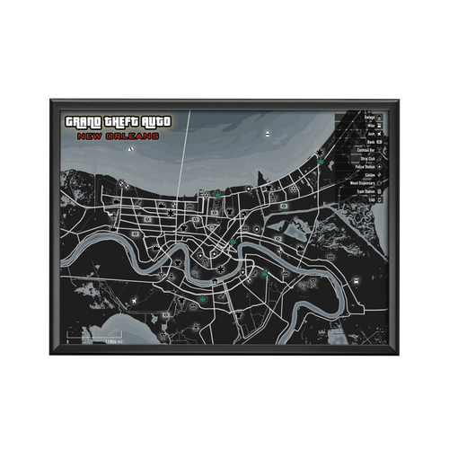 New Orleans Map