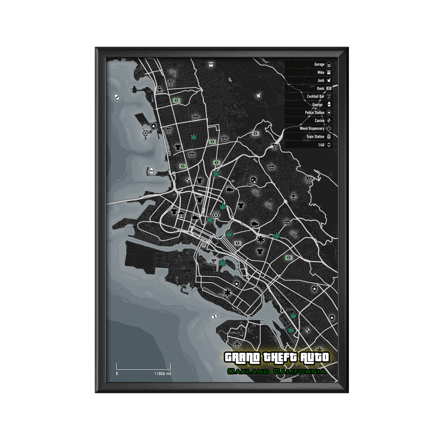 Oakland Map