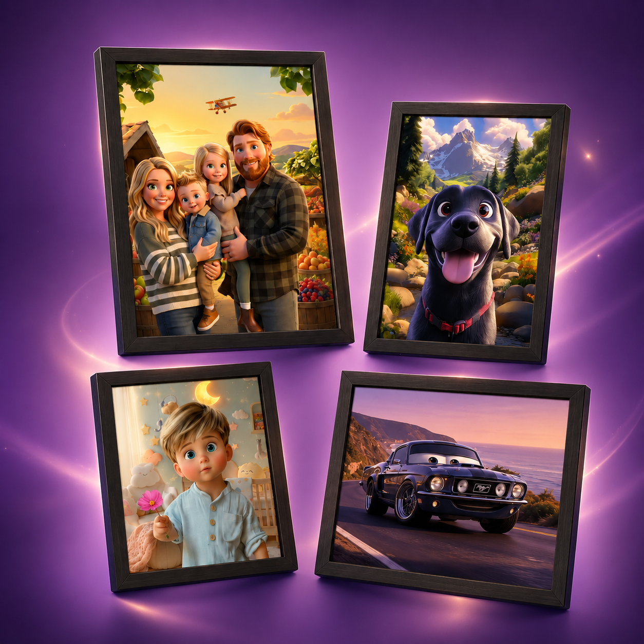 Custom Cartoon Frames