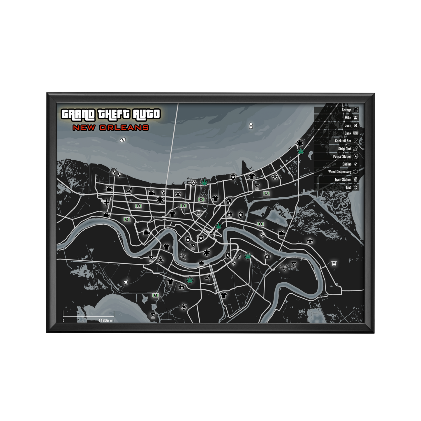 New Orleans Map