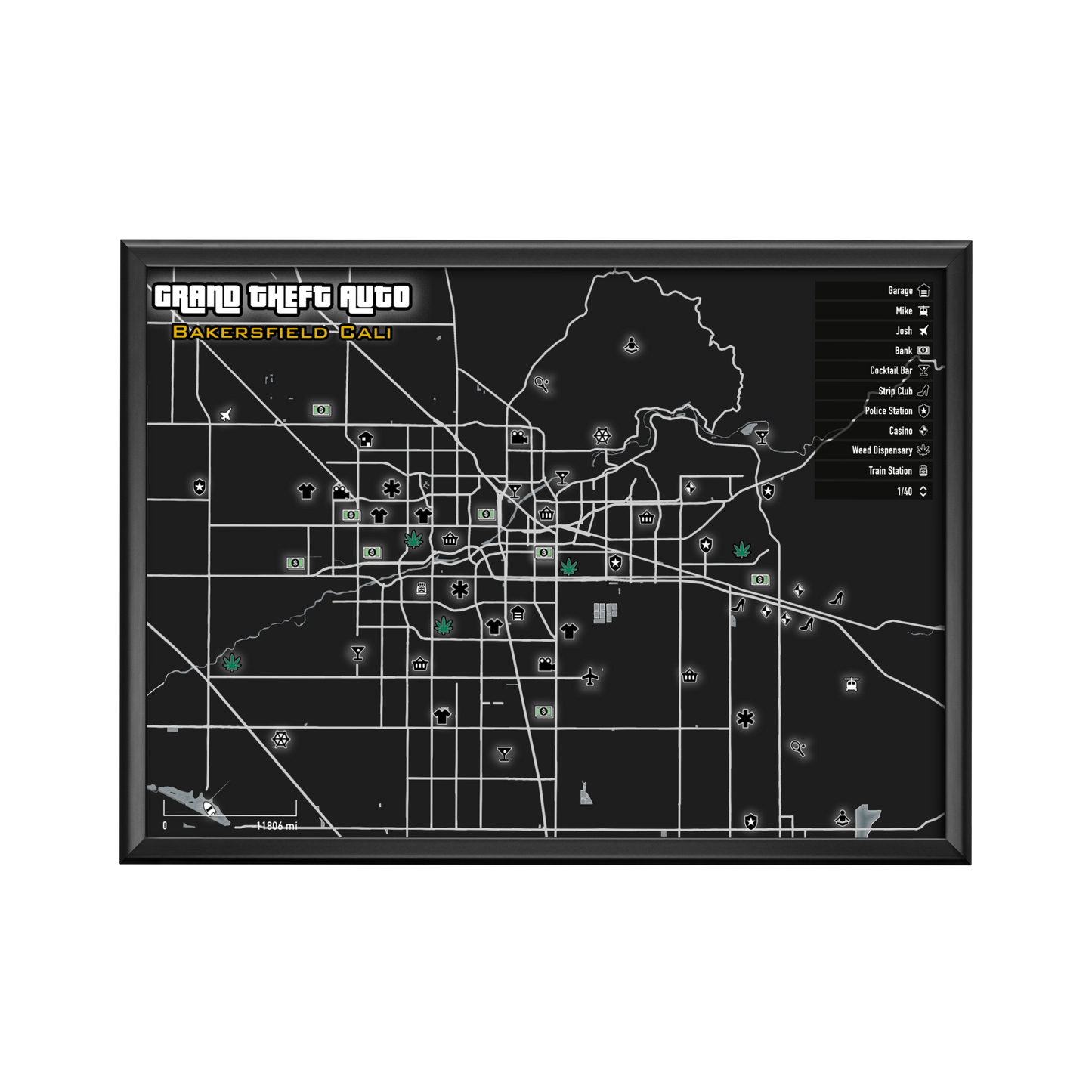 Bakersfield Map