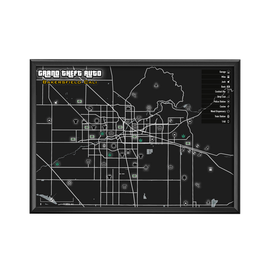 Bakersfield Map