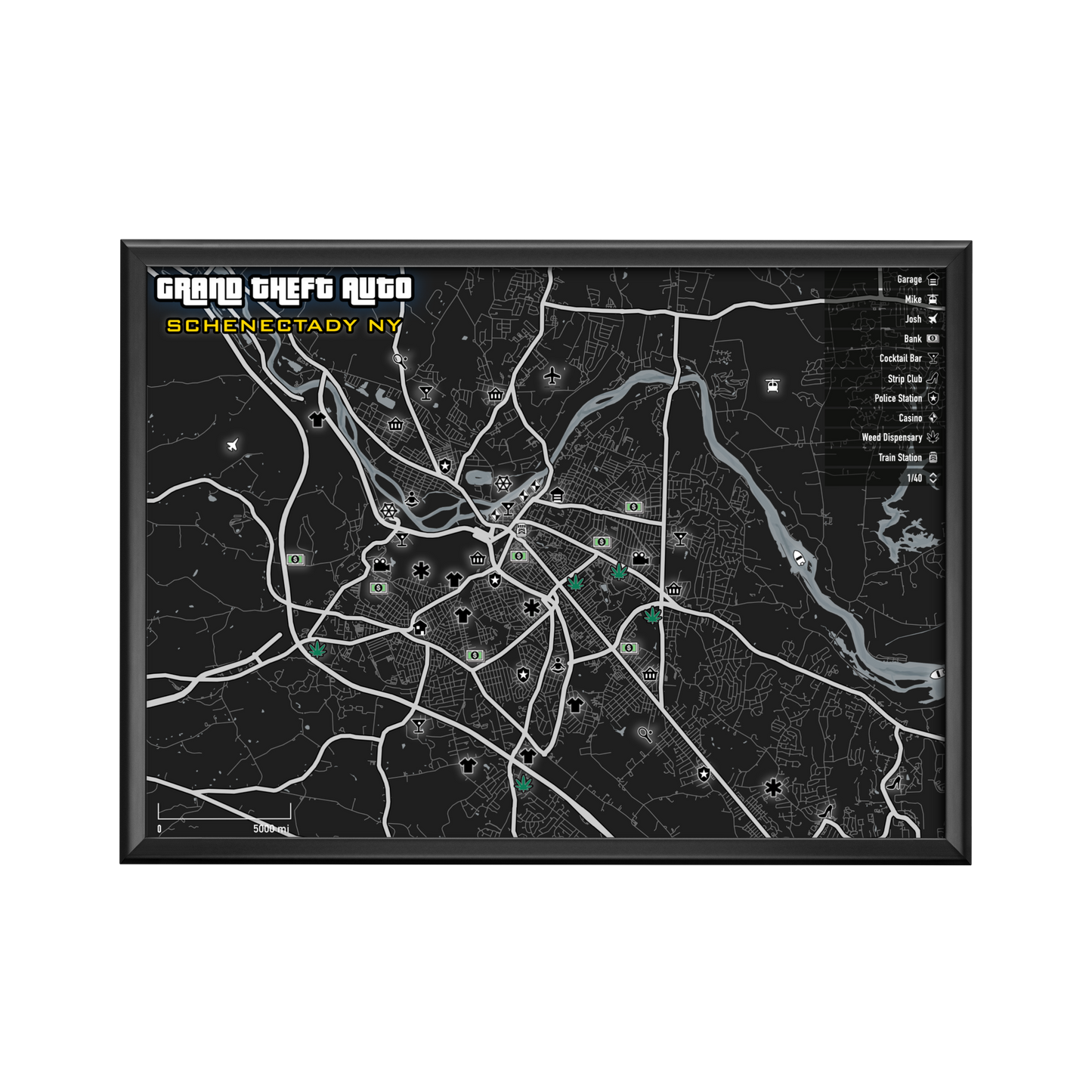 Schenectady Map